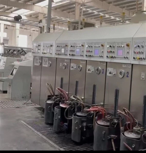 Used Dongfang Five Color Printing Slotter Die Cutter Auto Stacker