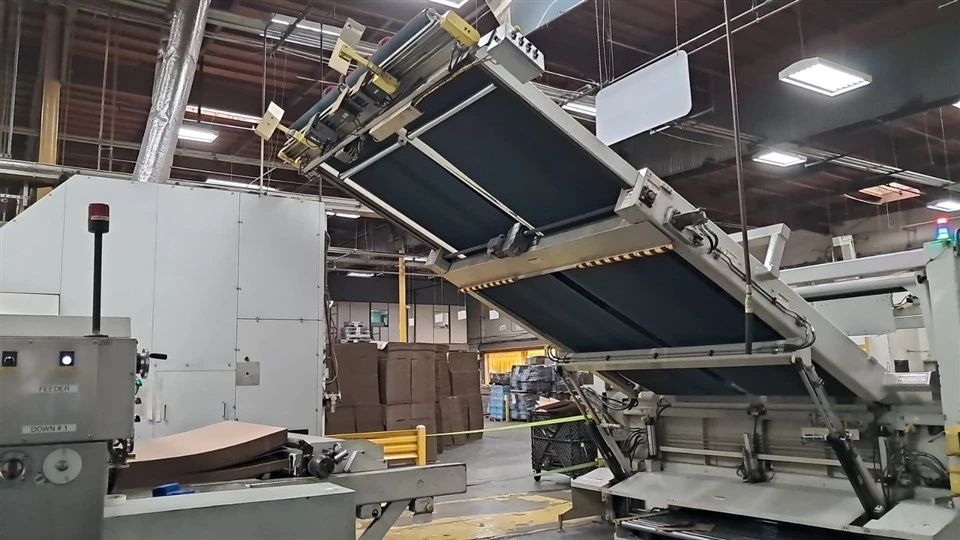 Used Paper Box Production Machine For Martin Bottom Printing factory