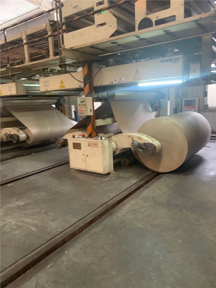 Five Ply Corrugator Production Line USED Taiwan Hsiesue 2500 Five Ply Corrugator Production Line USED Taiwan Hsiesue 2500